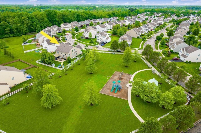 593 Summer Tree Loop, Marysville, OH 43040 - aerial view of residential area