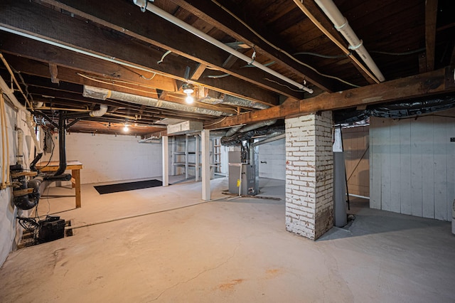 4469 Lancaster Ave, Columbus, OH 43207 - unfinished below grade area with heating unit
