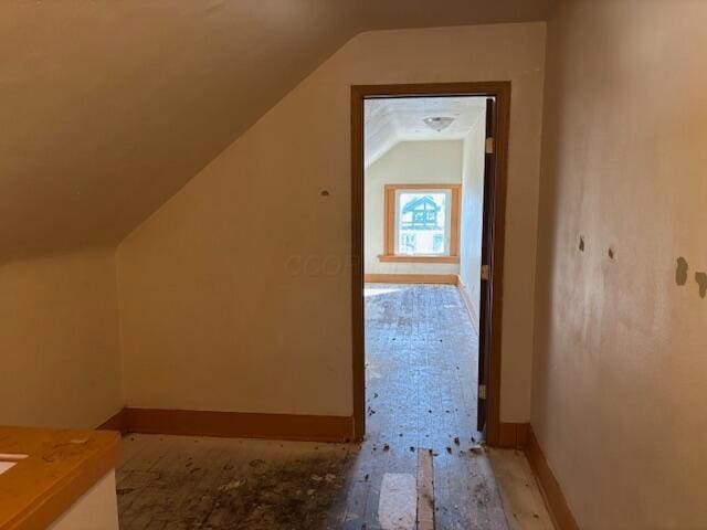 411 Berkeley Rd, Columbus, OH 43205 - bonus room featuring lofted ceiling and baseboards