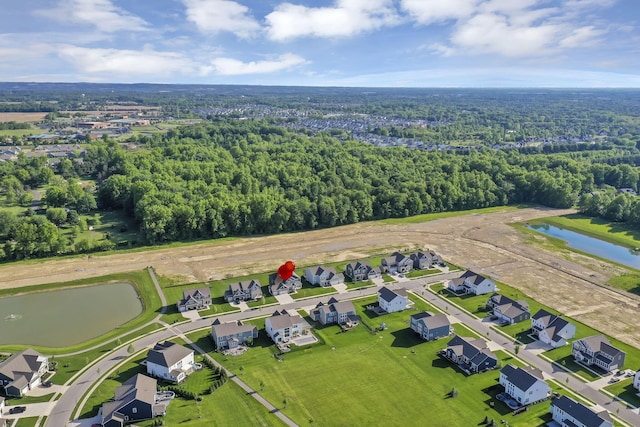7578 Hastings St, Pickerington, OH 43147 - aerial view of property's location featuring a heavily wooded area and a large body of water
