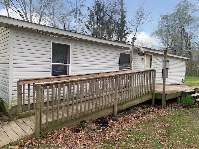 12047 Beech Trl, Hillsboro, OH 45133 - view of wooden terrace