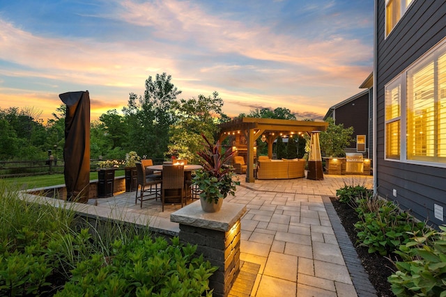 3624 Sparrow Ct, Hilliard, OH 43026 - view of patio / terrace featuring outdoor lounge area