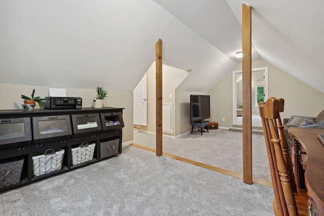 7700 State Route 61, Sunbury, OH 43074 - bonus room featuring carpet flooring, vaulted ceiling, and baseboards