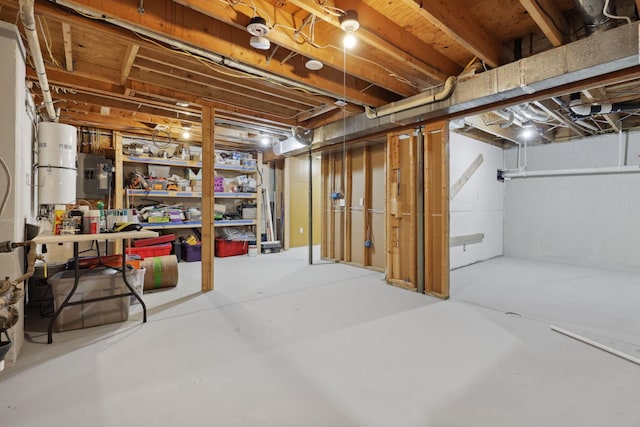 7700 State Route 61, Sunbury, OH 43074 - unfinished below grade area with a central vacuum unit and electric panel
