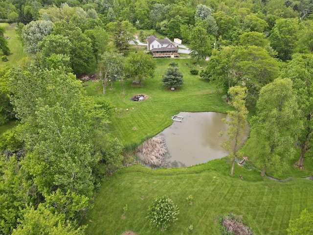 7700 State Route 61, Sunbury, OH 43074 - aerial view of property and surrounding area with a nearby body of water