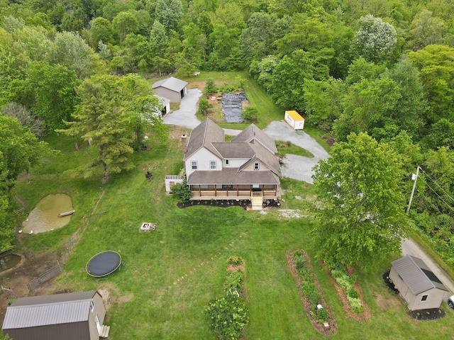 7700 State Route 61, Sunbury, OH 43074 - view from above of property featuring a forest