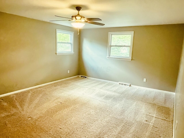 460 Blandings Ct, Worthington, OH 43085 - carpeted empty room featuring a ceiling fan and baseboards
