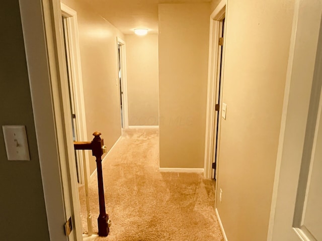 460 Blandings Ct, Worthington, OH 43085 - corridor with light carpet and baseboards