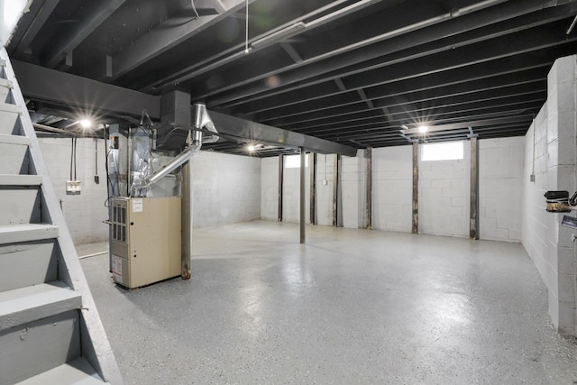 1465 Zenner Dr, Columbus, OH 43207 - basement with heating unit