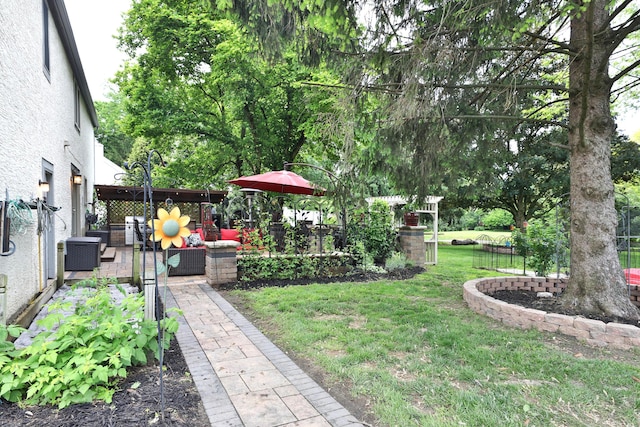 4359 Shire Cove Rd, Hilliard, OH 43026 - view of yard with an outdoor hangout area and a patio