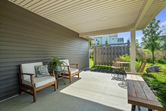 107 Willows End, Bellefontaine, OH 43311 - view of patio / terrace with a deck