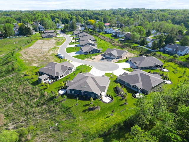 107 Willows End, Bellefontaine, OH 43311 - aerial perspective of suburban area