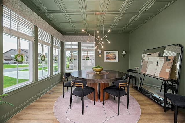 2733 Sycamore Trce, Hilliard, OH 43026 - sunroom / solarium featuring healthy amount of natural light, an ornate ceiling, wood finished floors, and baseboards