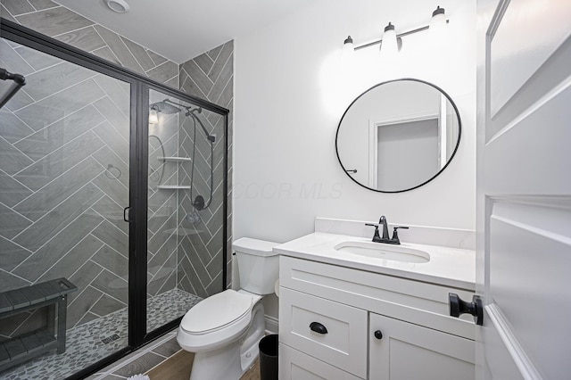 2733 Sycamore Trce, Hilliard, OH 43026 - full bath featuring vanity, toilet, and a stall shower