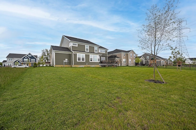 2733 Sycamore Trce, Hilliard, OH 43026 - rear view of house featuring a residential view