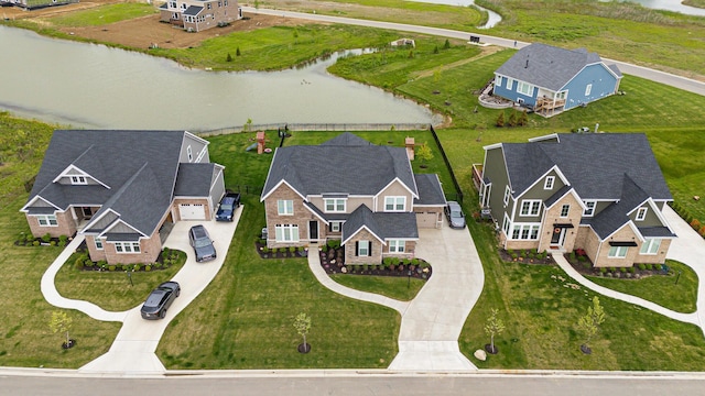2733 Sycamore Trce, Hilliard, OH 43026 - aerial perspective of suburban area with a nearby body of water
