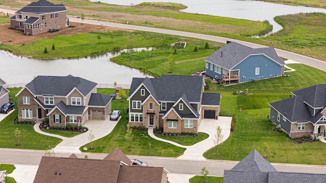 2733 Sycamore Trce, Hilliard, OH 43026 - aerial view of residential area with a large body of water
