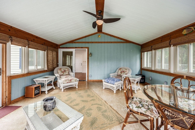 1609 Slade Ave, Columbus, OH 43235 - sunroom with lofted ceiling
