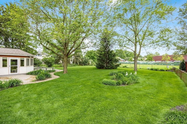 1609 Slade Ave, Columbus, OH 43235 - view of yard featuring a patio