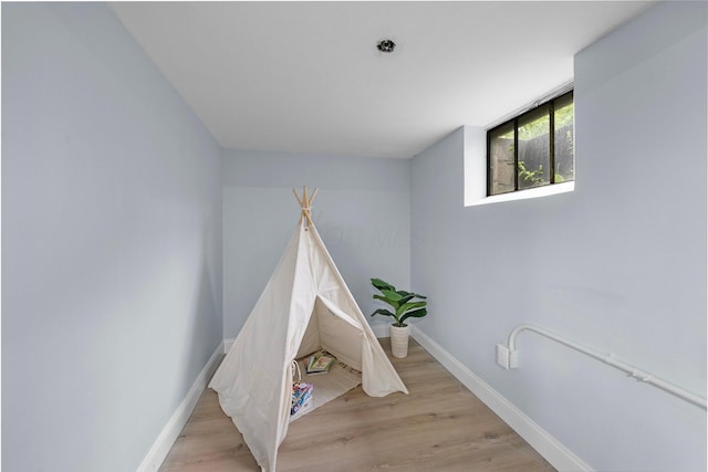 2583 Wexford Rd, Columbus, OH 43221 - recreation room with baseboards and wood finished floors