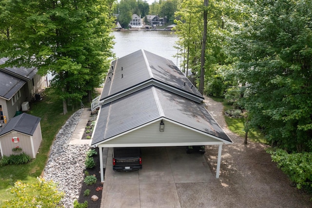 7326 State Route 19 Unit 9, Lot 297, Mount Gilead, OH 43338 - aerial view of property and surrounding area featuring a nearby body of water