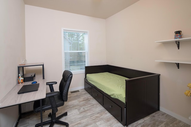 7326 State Route 19 Unit 9, Lot 297, Mount Gilead, OH 43338 - office with baseboards and light wood-style floors