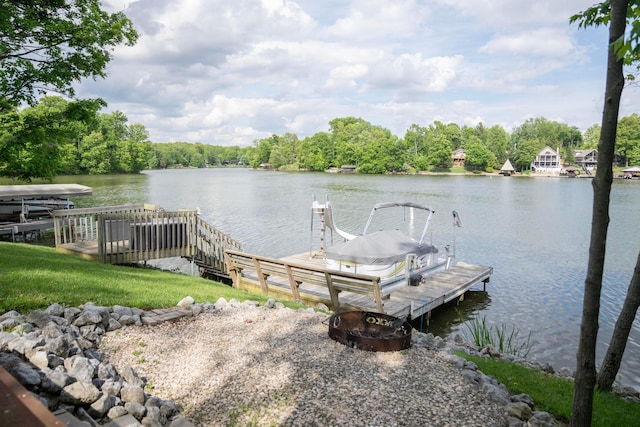 7326 State Route 19 Unit 9, Lot 297, Mount Gilead, OH 43338 - dock area with a water view