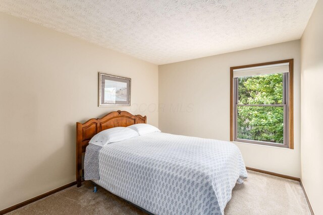 5584 Tangarey Ct, Columbus, OH 43235 - carpeted bedroom with baseboards and a textured ceiling