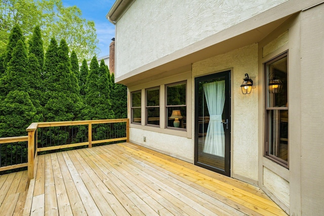 5584 Tangarey Ct, Columbus, OH 43235 - view of wooden deck