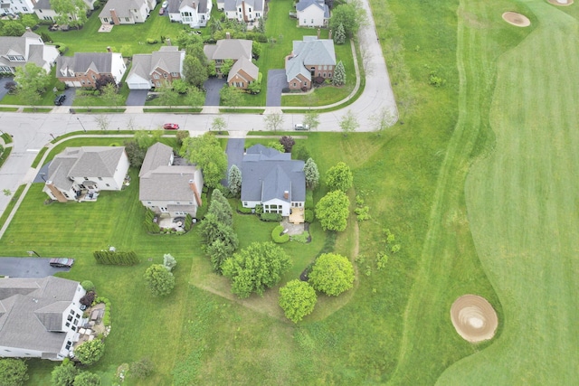 8708 Belworth Sq, New Albany, OH 43054 - aerial view of property and surrounding area with nearby suburban area and a local golf course