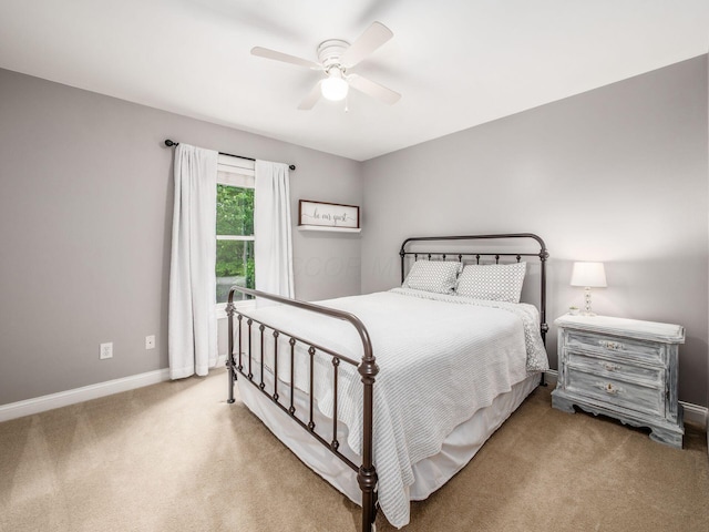 2655 Aikin Cir S, Lewis Center, OH 43035 - carpeted bedroom featuring baseboards and ceiling fan