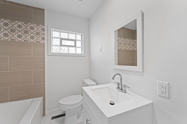 2345 Hanna Dr, Columbus, OH 43211 - bathroom featuring vanity and toilet