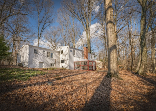 213 Kokosing Dr, Gambier, OH 43022 - view of yard featuring a sunroom