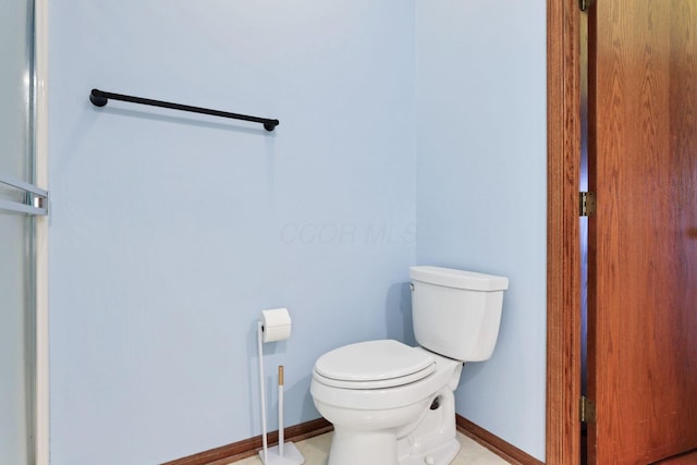 7706 Redman Ln, Reynoldsburg, OH 43068 - bathroom featuring toilet and baseboards