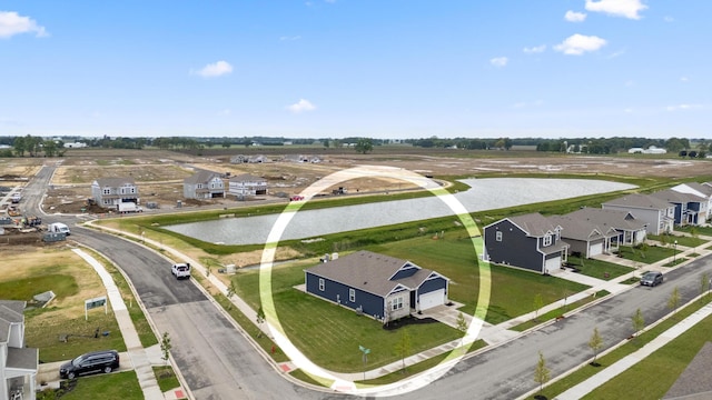1002 Leslie Dr, Plain City, OH 43064 - aerial view of residential area featuring a nearby body of water