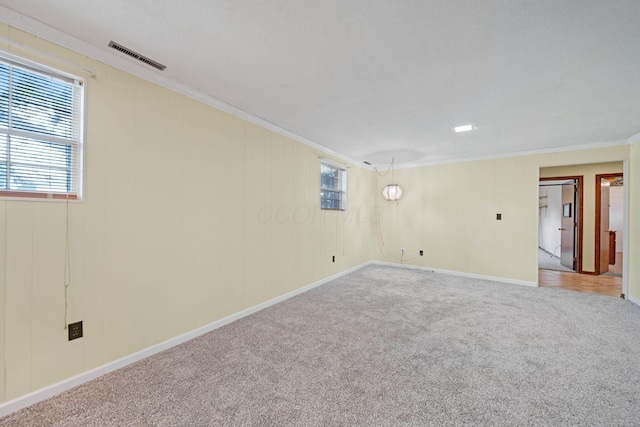 299 Sherwood Downs S, Newark, OH 43055 - carpeted empty room with ornamental molding and baseboards