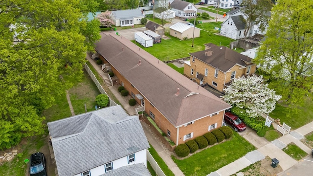320 N 3rd St, Coshocton, OH 43812 - aerial perspective of suburban area