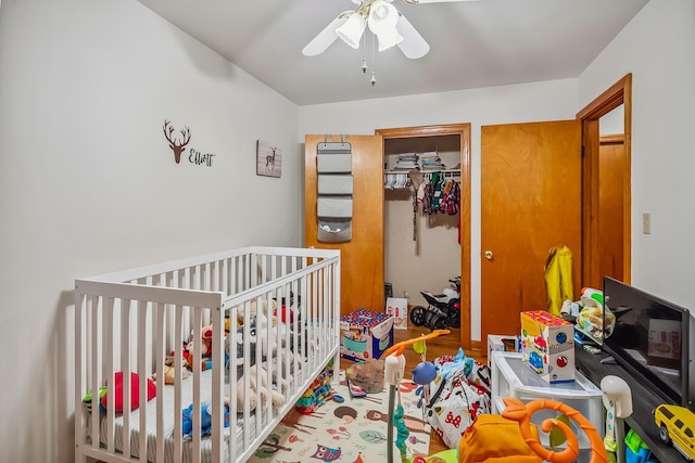 320 N 3rd St, Coshocton, OH 43812 - bedroom featuring a ceiling fan