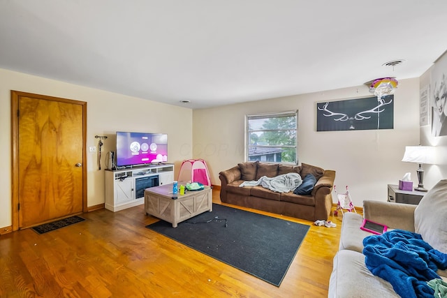320 N 3rd St, Coshocton, OH 43812 - living room with wood finished floors