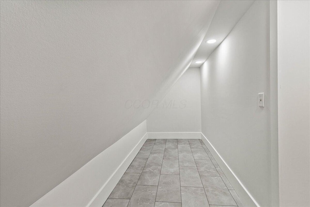 261 E Sandusky St, Mechanicsburg, OH 43044 - bonus room with recessed lighting, baseboards, and lofted ceiling
