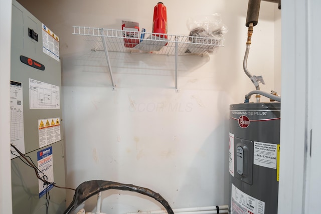 5373 Cypress Chase, Columbus, OH 43228 - utilities featuring water heater and heating unit
