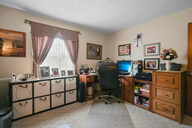 1235 Canteberry Ln, Mansfield, OH 44906 - home office with light colored carpet