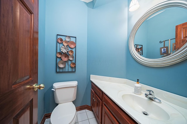 390 Engelwood Ct, Powell, OH 43065 - bathroom featuring vanity and tile patterned floors