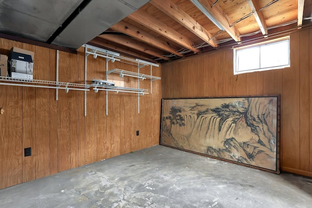 1200 Chanteloup Dr, Marion, OH 43302 - basement with wood walls