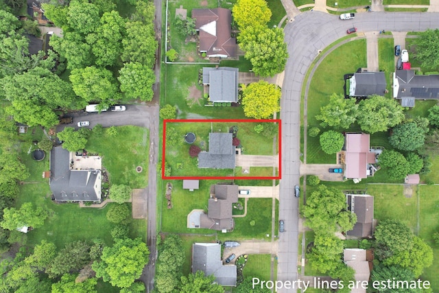 1200 Chanteloup Dr, Marion, OH 43302 - aerial view of property's location featuring property boundaries highlighted