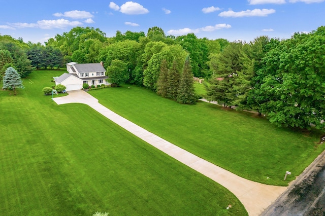1861 Ginder Rd NW, Lancaster, OH 43130 - aerial view of property and surrounding area featuring a heavily wooded area
