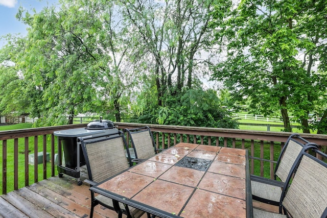 2079 Tournament Way, Grove City, OH 43123 - deck featuring outdoor dining area