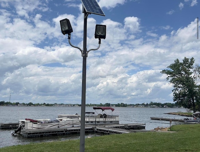 13212 Maple Rd NE, Thornville, OH 43076 - dock area featuring a water view
