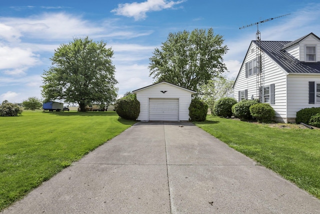 6880 Sandusky Ave, Chatfield, OH 44825 - detached garage with driveway
