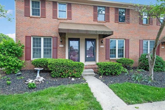 7914 Verandah Ct Unit 61, Powell, OH 43065 - view of front of property with brick siding